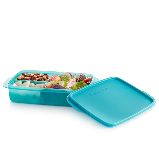 NEW Tupperware Lunch Set 750ml Bottle Lunch Box Snack Containers Purple or  Blue