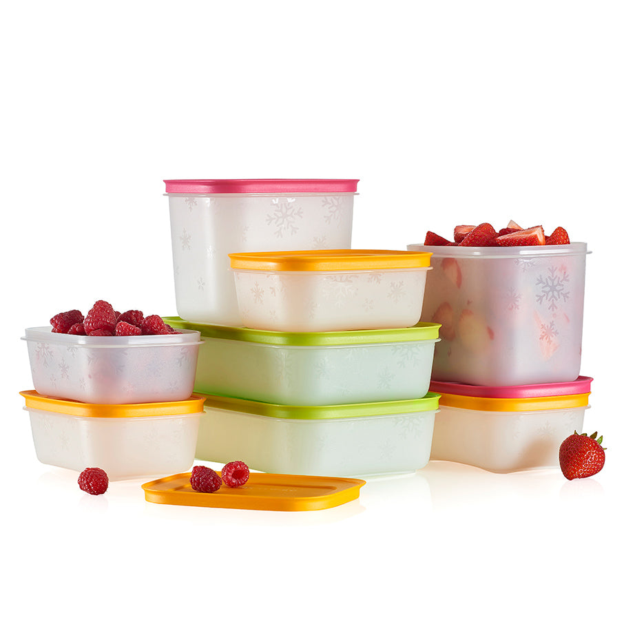 Tupperware Freeze It Starter Set 2X 1,9 Cup, 2X 4.6 Cup, 1x 4.2 Cup