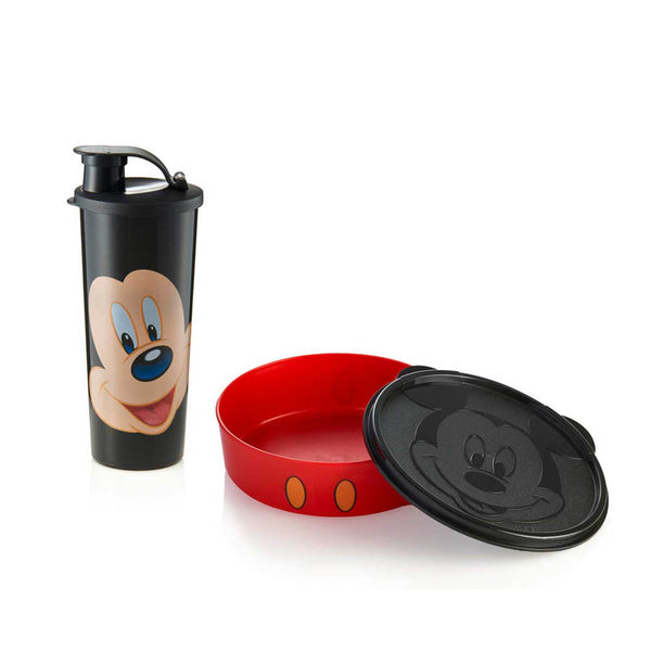 Tupperware Slim Lunch Divided Mickey Mouse Disney Food Storage Container