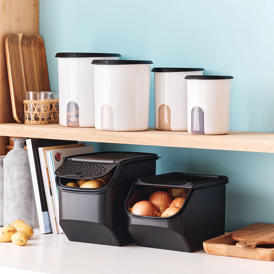 Tupperware® Onion & Garlic Smart™ Container | Onion Bin | 5.75 qt (5.5 ...