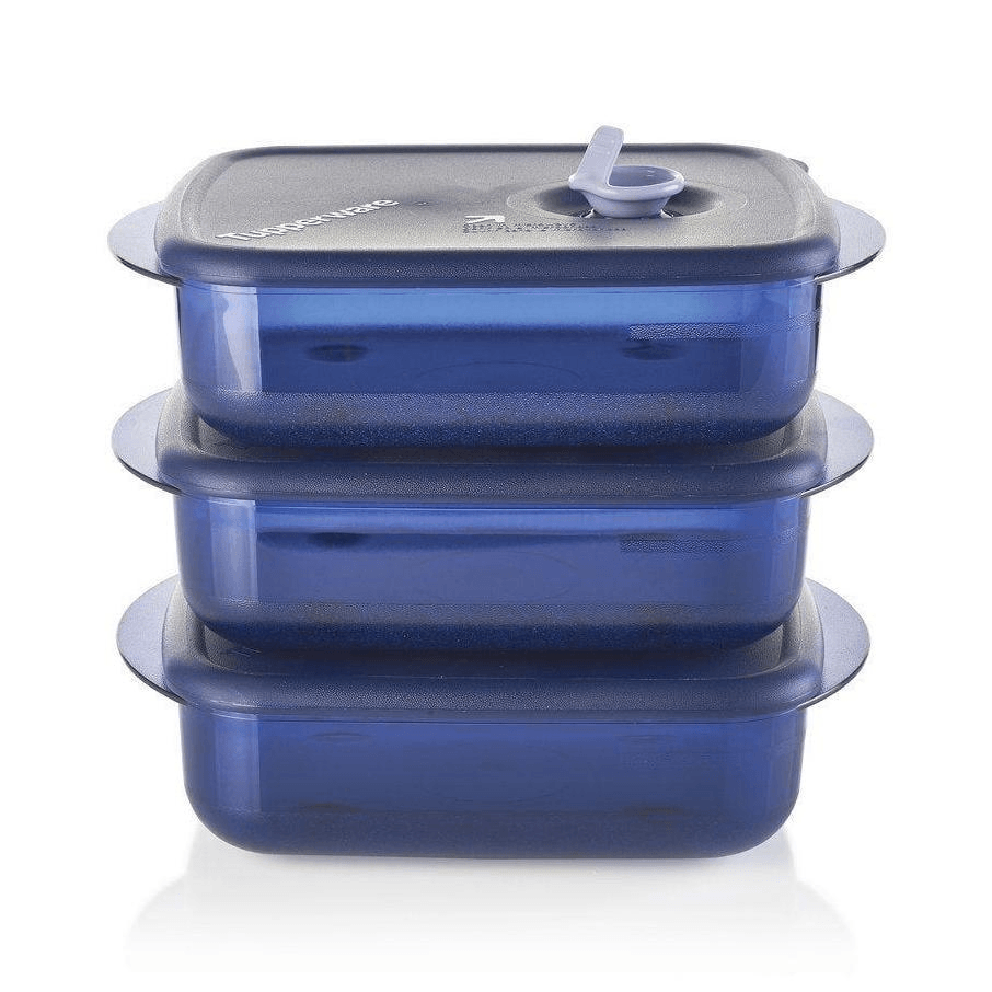 Tupperware Brand Vent 'N Serve 7 Container Set - Prep